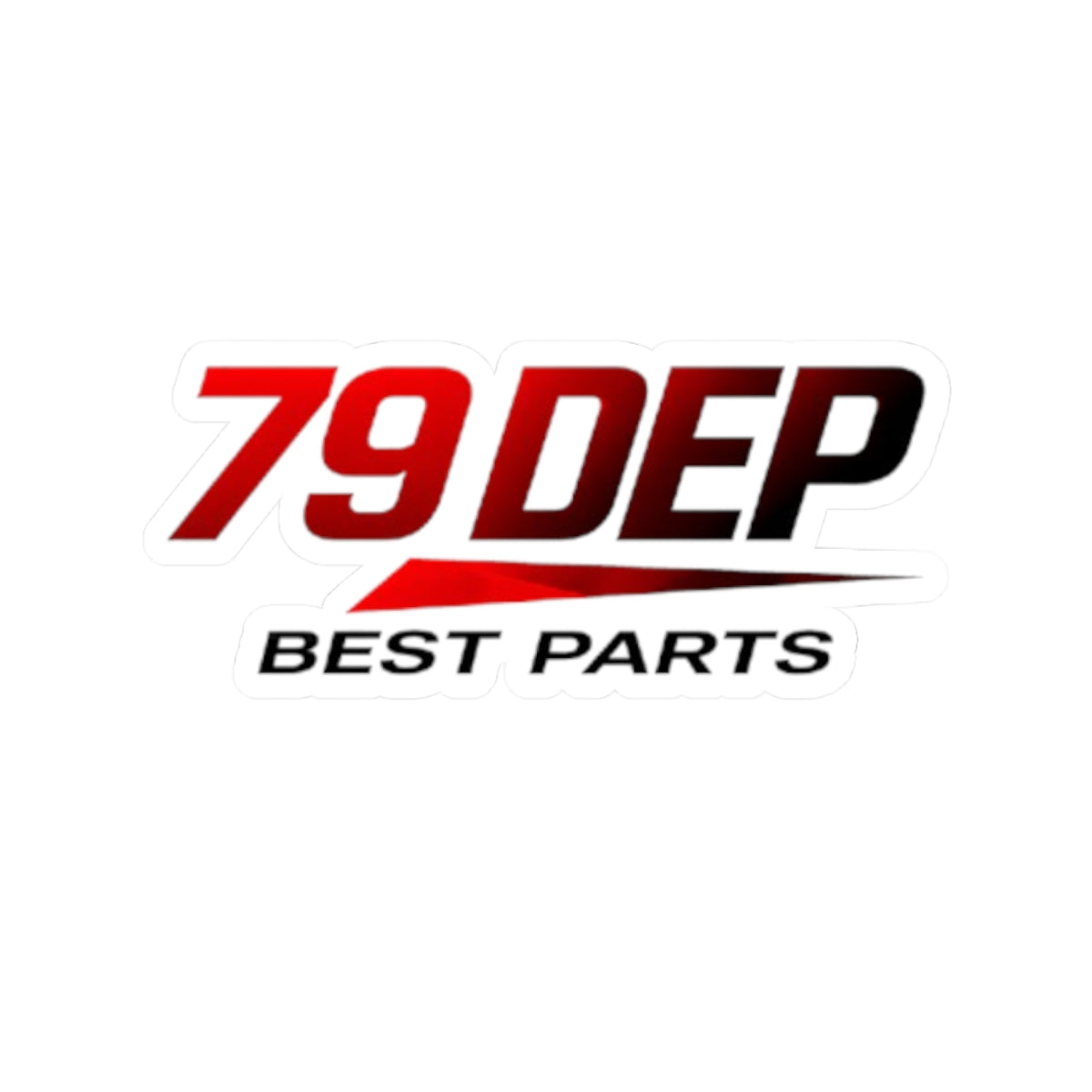 79DEP Best Parts Sticker — Automotive Logo Kiss-Cut Decal