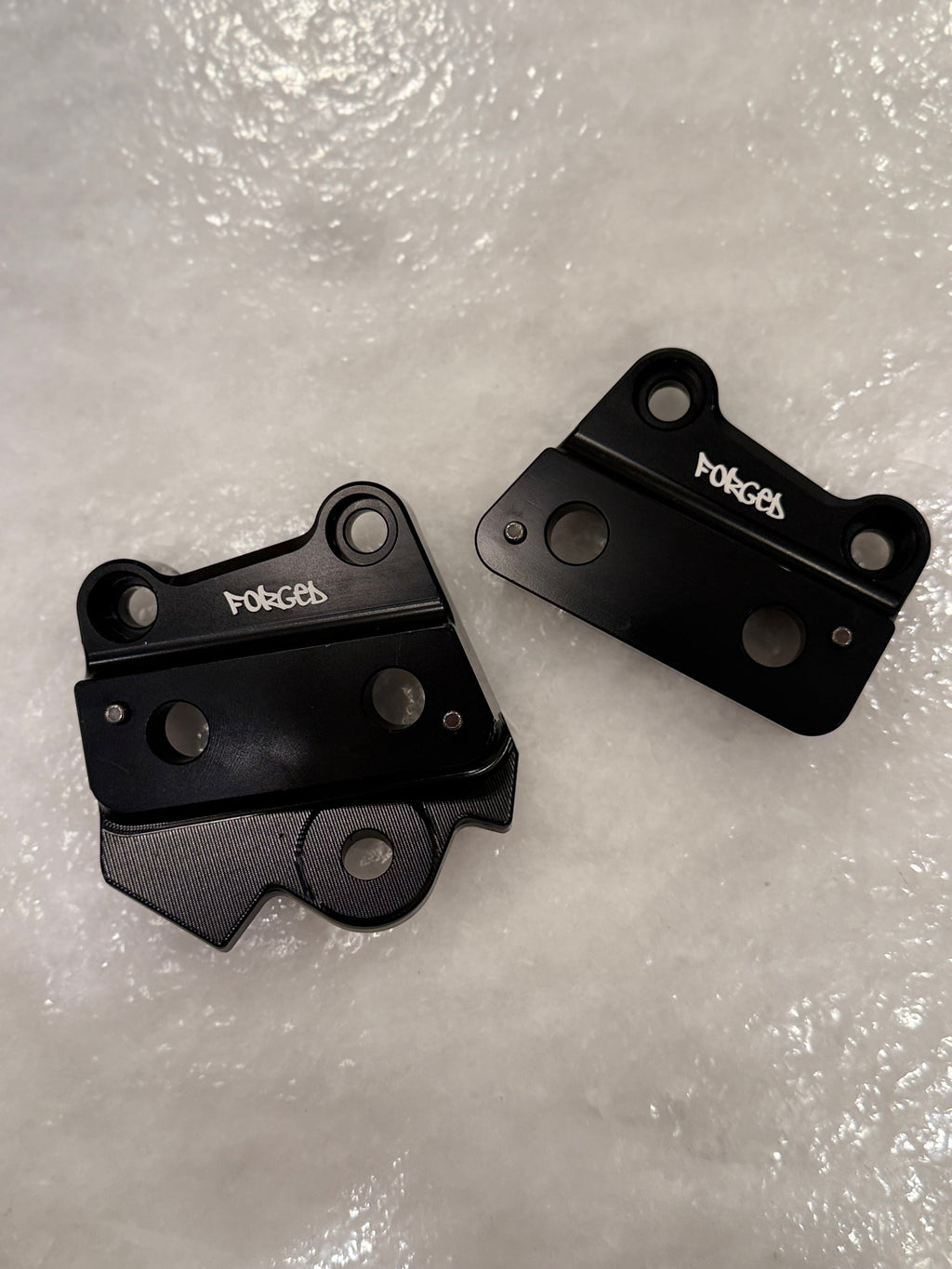 Talaria XXX Metal Foot Peg Brackets | CNC Upgrade Mounts (Black & Chrome)
