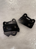Talaria XXX Metal Foot Peg Brackets | CNC Upgrade Mounts (Black & Chrome)