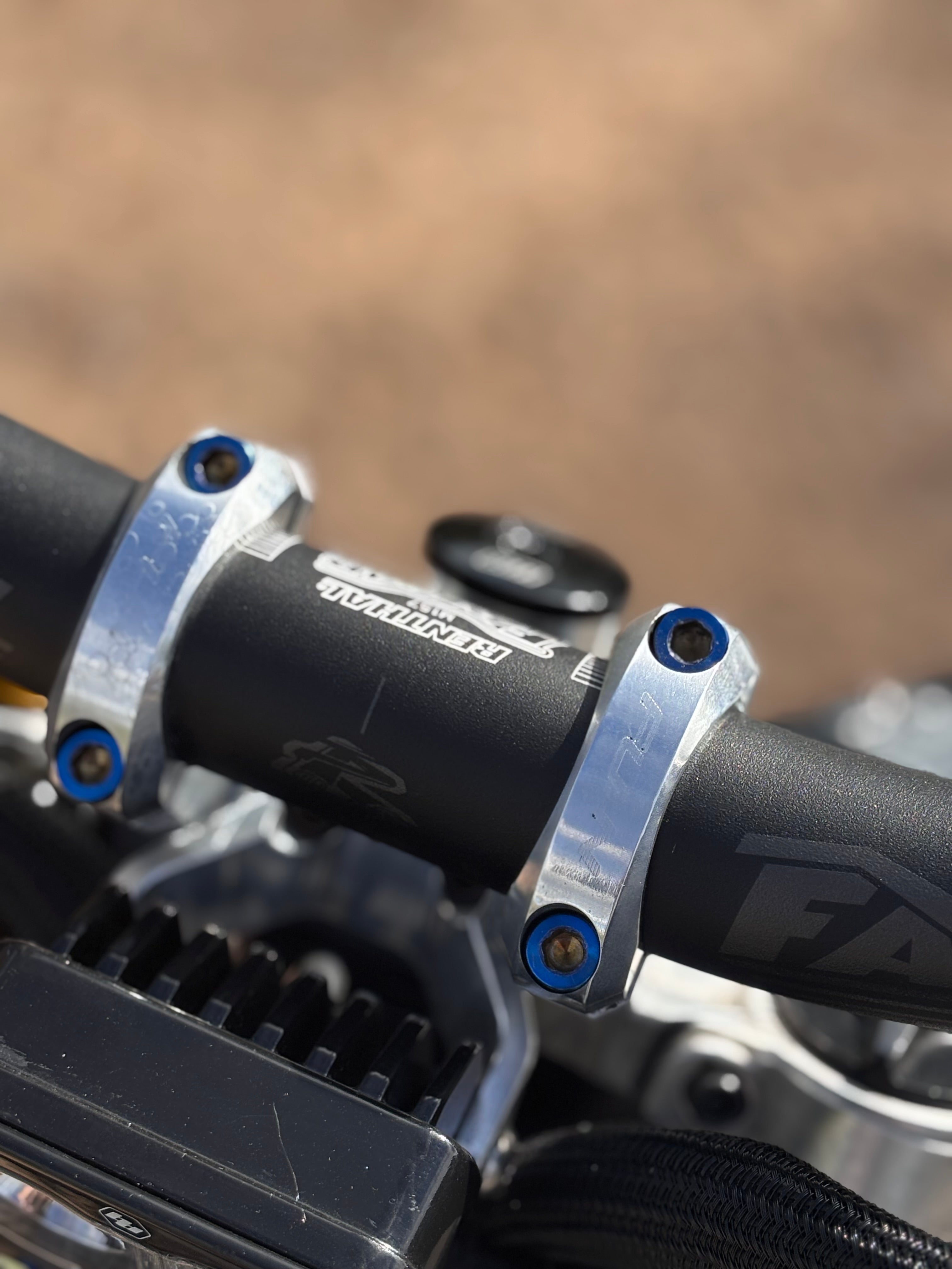 Funn RSX Stem Bolts (Set of 4) | Titanium Style Upgrade for Handlebar Mounts