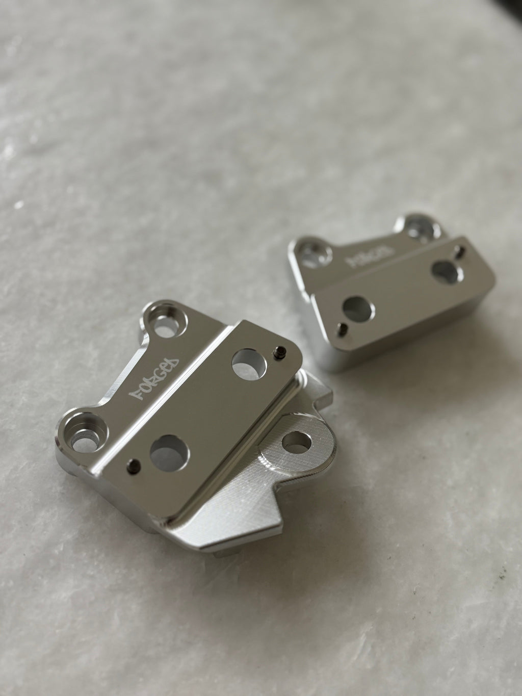 Talaria XXX Metal Foot Peg Brackets | CNC Upgrade Mounts (Black & Chrome)