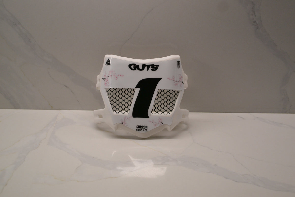 "MotoCutz" Vented Front Number Plate