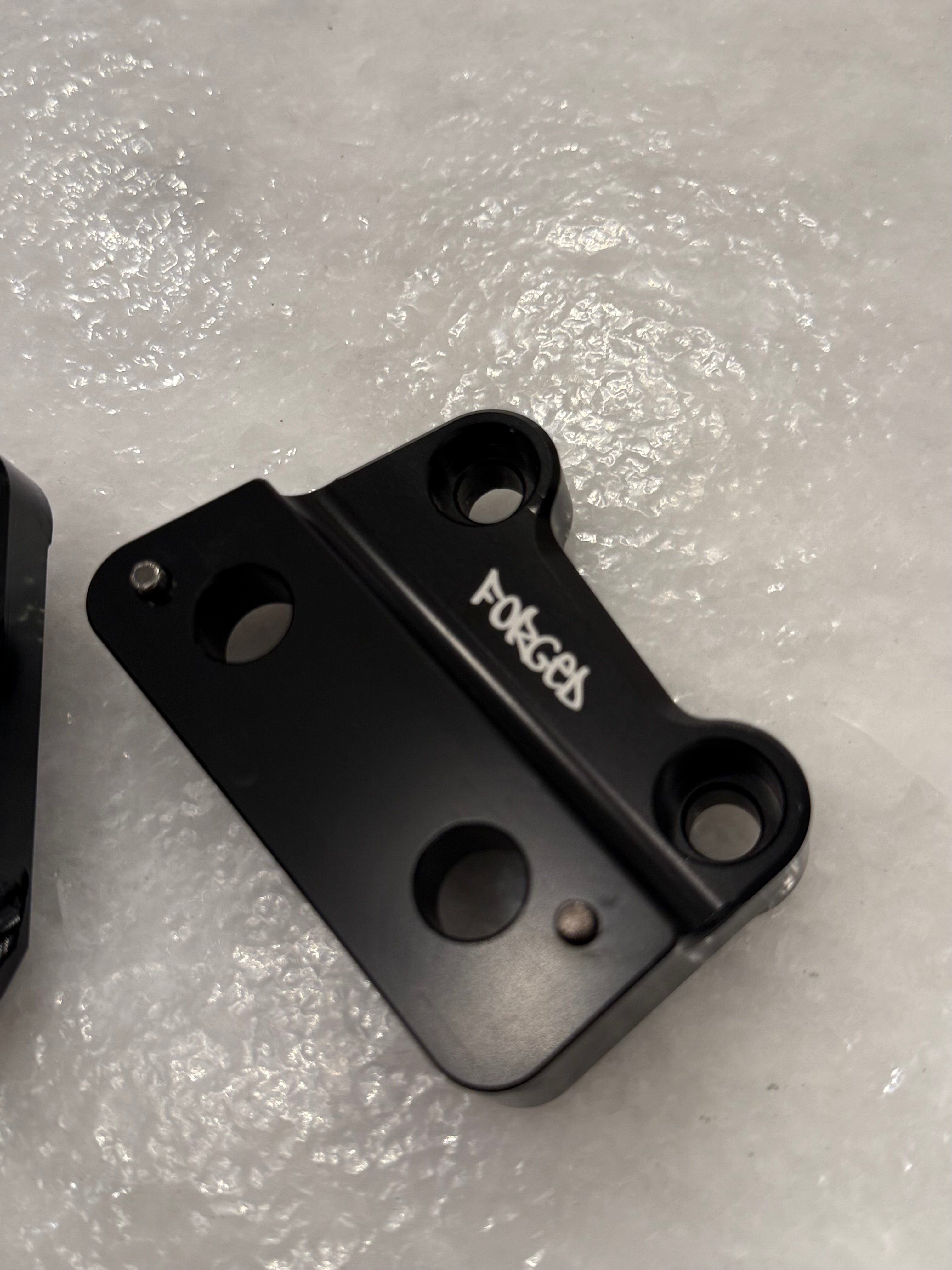 Talaria XXX Metal Foot Peg Brackets | CNC Upgrade Mounts (Black & Chrome)